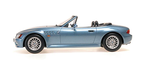Minichamps 1997 BMW Z3 Roadster Atlanta Blue Metallic 1:18 - Image 3