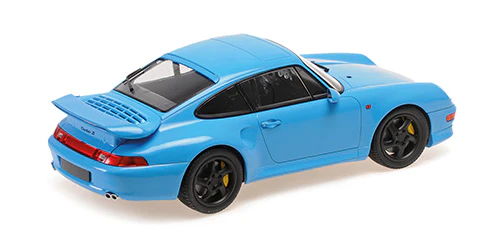 Minichamps 1997 Porsche 911 (993) Turbo S Riviera Blue 1:18 - Image 2