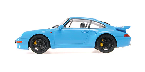 Minichamps 1997 Porsche 911 (993) Turbo S Riviera Blue 1:18 - Image 3