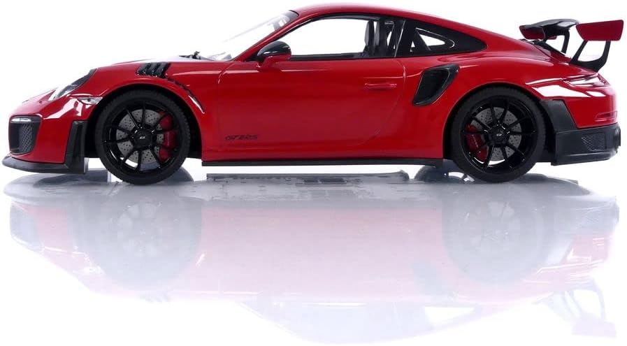 Minichamps 2018 Porsche 911 991.2 GT2 RS Guards Red w/ Black Hood & Wheels 1:18 SEALED - Image 3
