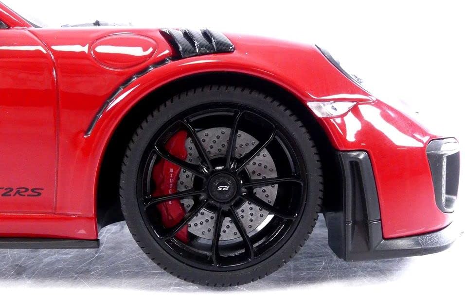 Minichamps 2018 Porsche 911 991.2 GT2 RS Guards Red w/ Black Hood & Wheels 1:18 SEALED - Image 7