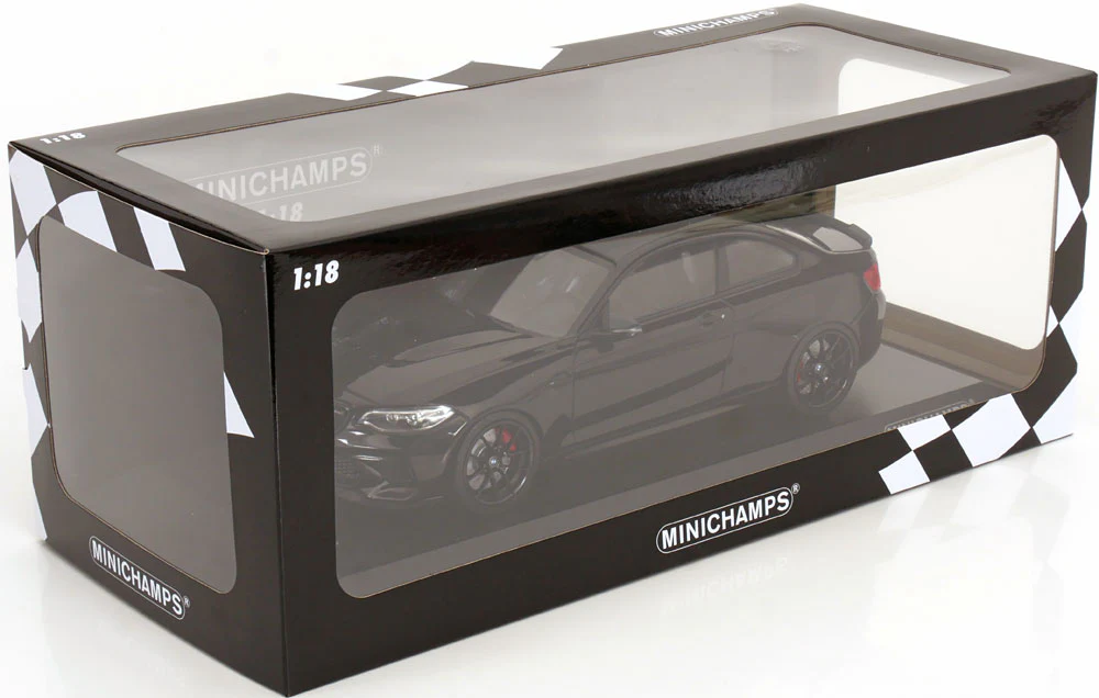 Minichamps 2020 BMW M2 CS (F87) Black w/ Black Wheels 1:18 - Image 6
