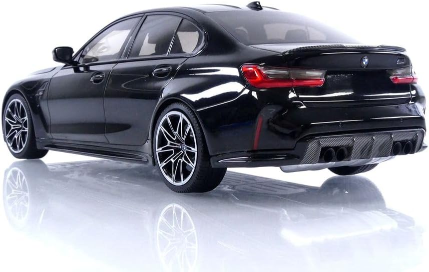 Minichamps 2020 BMW M3 Competition (G80) Black Metallic 1:18 - Image 3