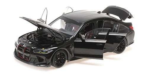 Minichamps 2023 BMW M3 CS (G80) Black Metallic 1:18 - Image 2