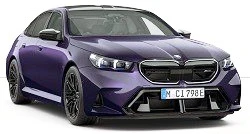 Minichamps 2024 BMW M5 (G90) Performance Parts Techno Violet Purple Metallic 1:18 DEALER EDITION - Image 2