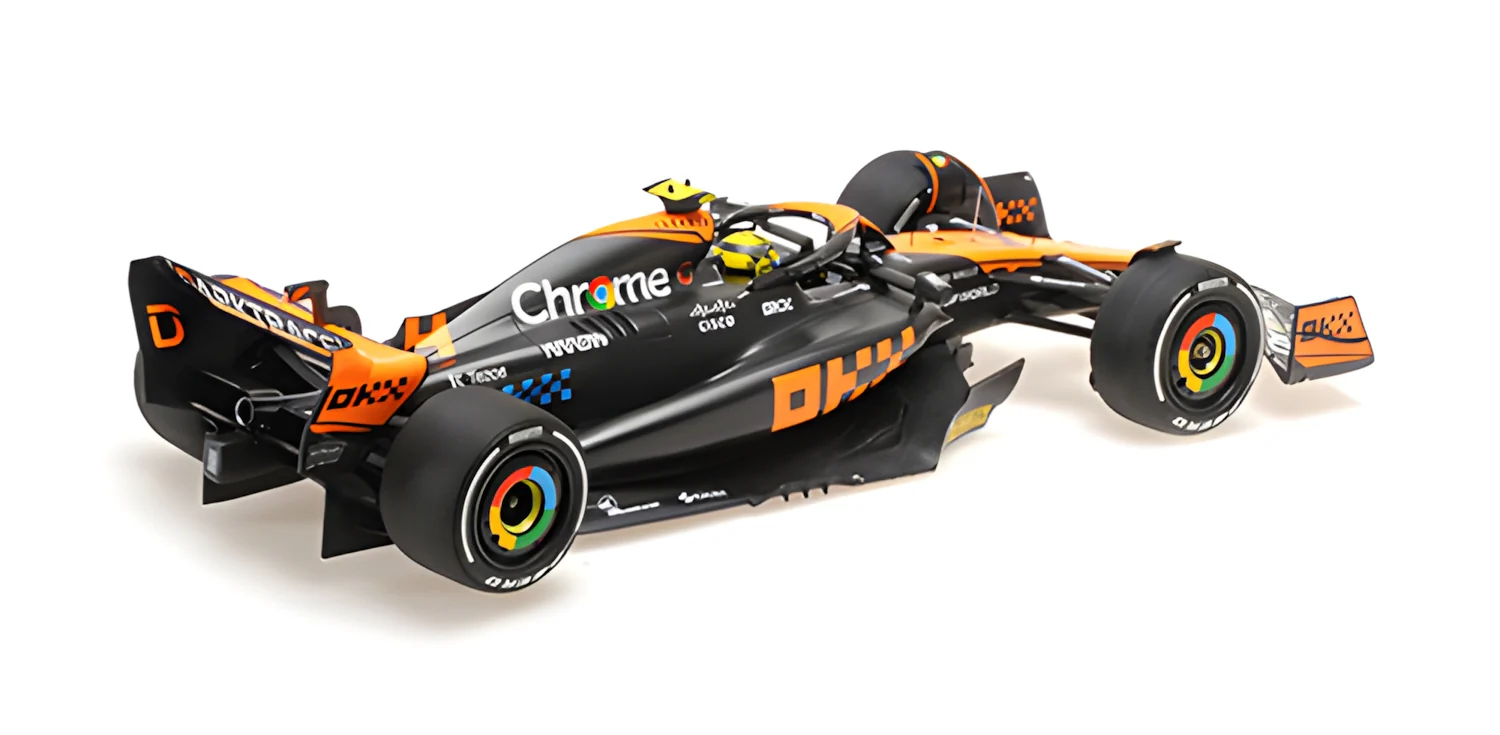 Minichamps Mclaren F1 Team MCL60 Orange L. Norris Japanese GP 2023 1:18 - Image 3