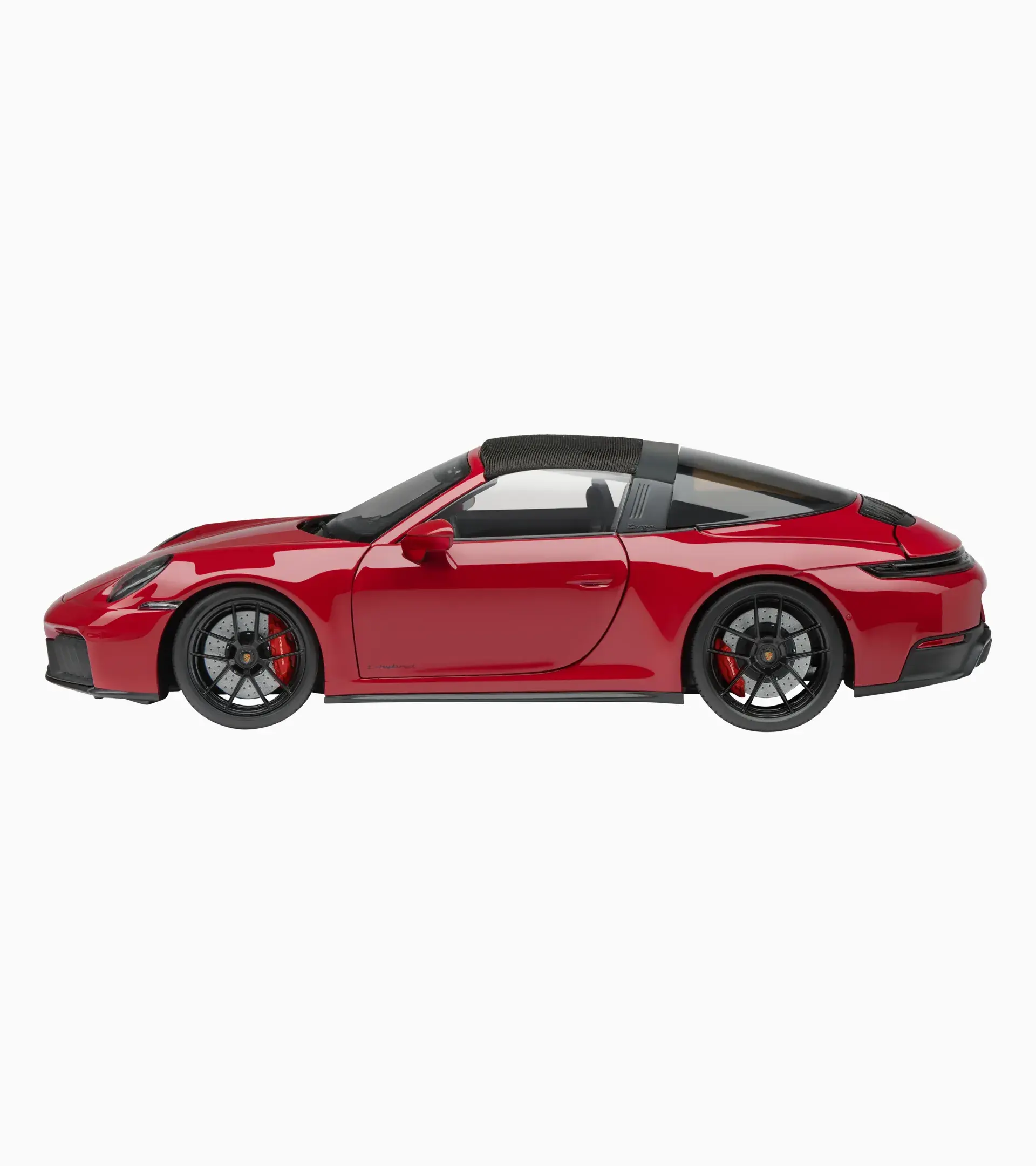 Minichamps Porsche 911 992.2 Targa 4 GTS Hybrid Carmine Red 1:18 DEALER EDITION - Image 8