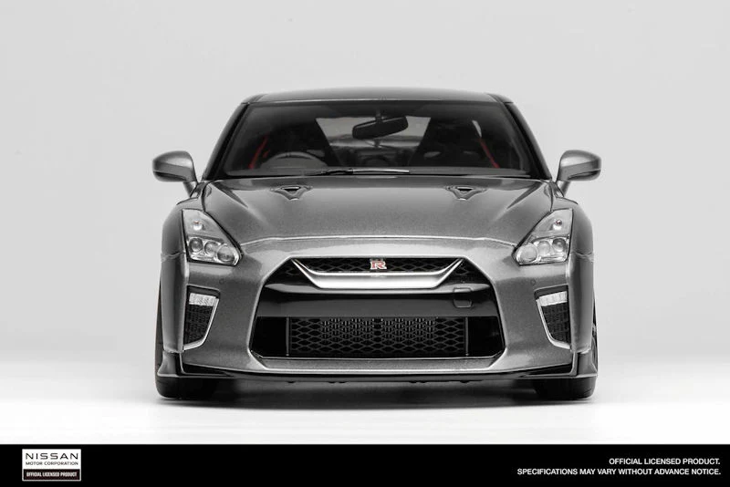Motorhelix 2020 Nissan Skyline GT-R R35 Nismo Track Edition Dark Metal Grey 1:18 - Image 10