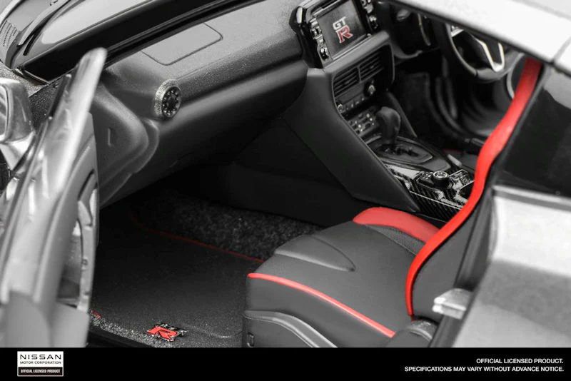 Motorhelix 2020 Nissan Skyline GT-R R35 Nismo Track Edition Dark Metal Grey 1:18 - Image 15