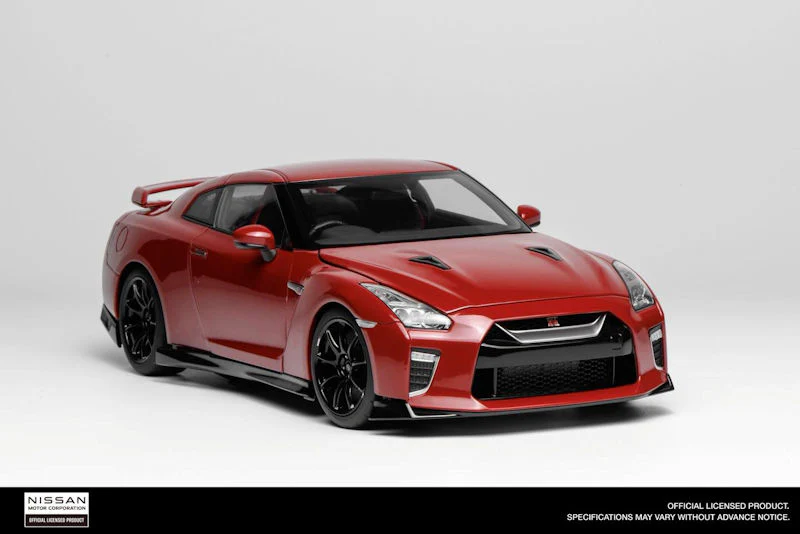 Motorhelix 2020 Nissan Skyline GT-R R35 Nismo Track Edition Vibrant Red 1:18 - Image 4
