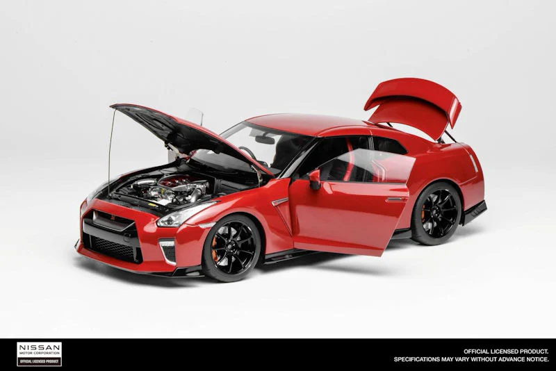 Motorhelix 2020 Nissan Skyline GT-R R35 Nismo Track Edition Vibrant Red 1:18 - Image 5