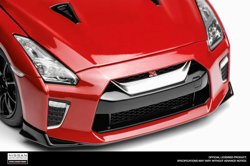 Motorhelix 2020 Nissan Skyline GT-R R35 Nismo Track Edition Vibrant Red 1:18 - Image 6