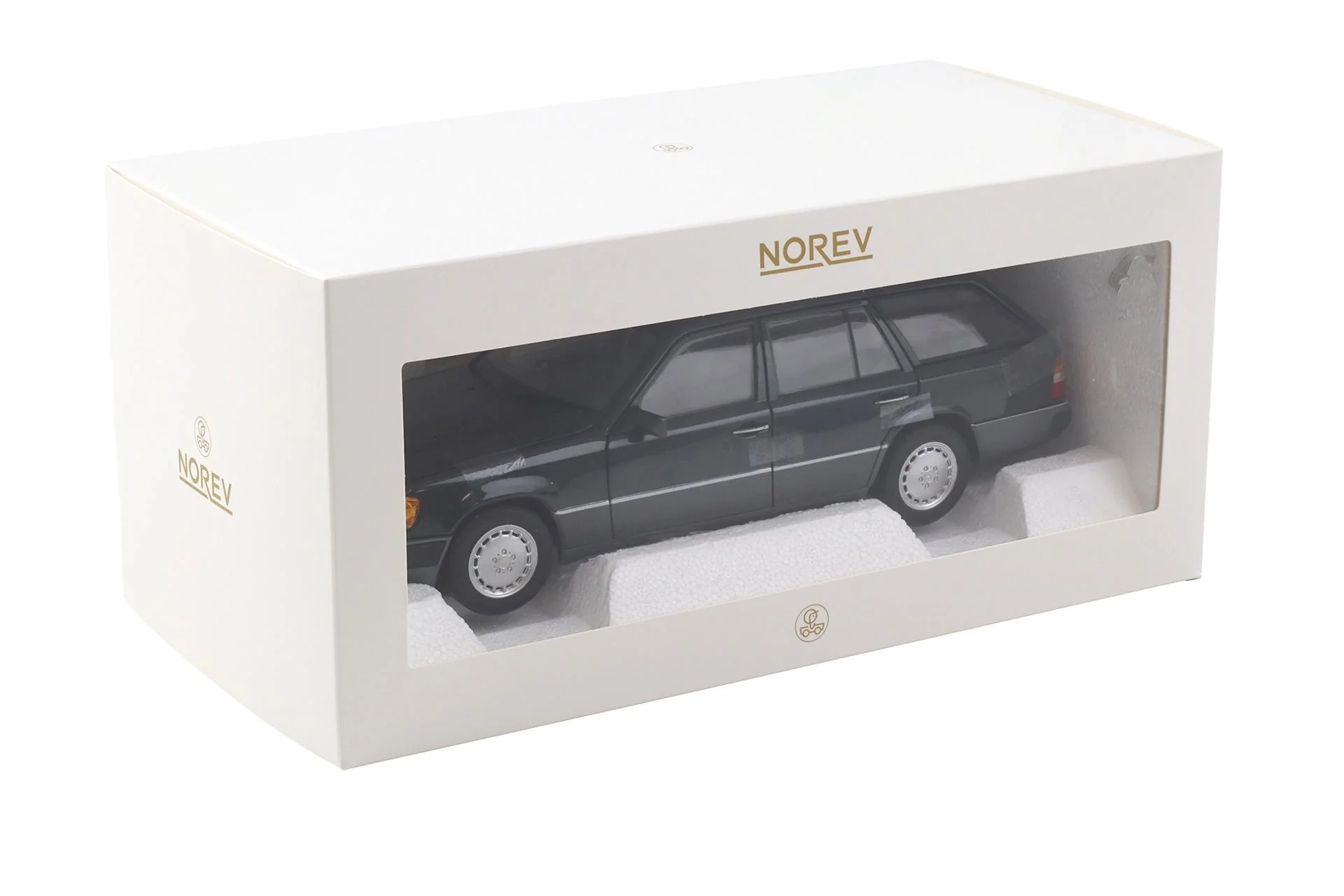 Norev 1:18 1990 Mercedes-Benz E Class 300TD (S124) Station Wagon T-Model Black 1:18 - Image 5