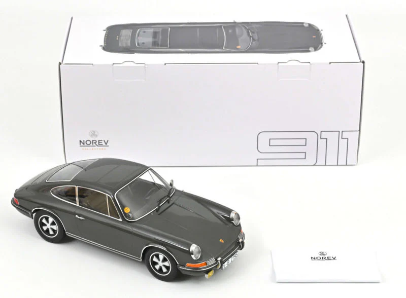 Norev 1972 Porsche 911 S Slate Grey 1:12 - Image 3