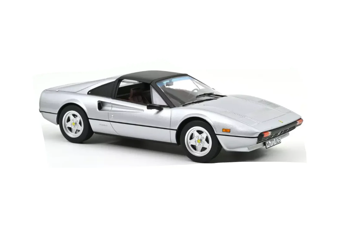 Norev 1982 Ferrari 308 GTS Silver Metallic 1:18 - Image 5