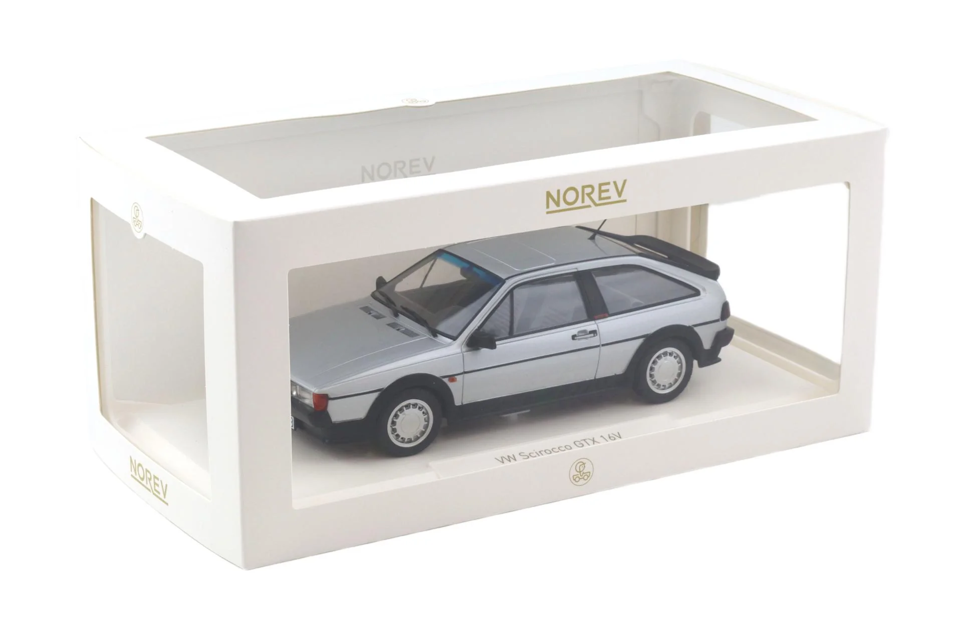 Norev 1988 Volkswagen Scirocco 2 GTX 16V Silver 1:18 - Image 4