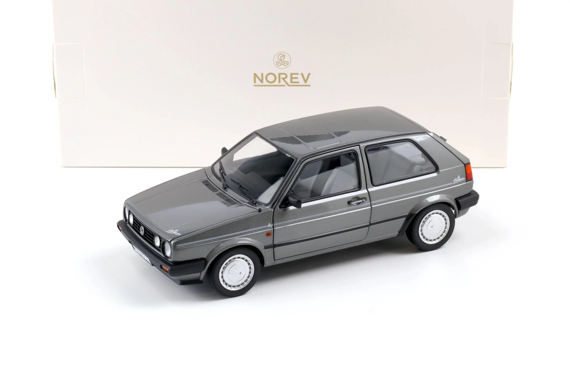 Norev 1989 VW Golf MK II Champion Grey Metallic 1:18