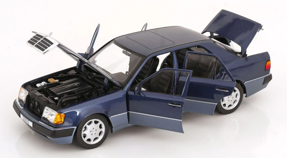 Norev 1990 Mercedes-Benz E Class 500E (W124) 2 Tone Blue 1:18 - Image 3