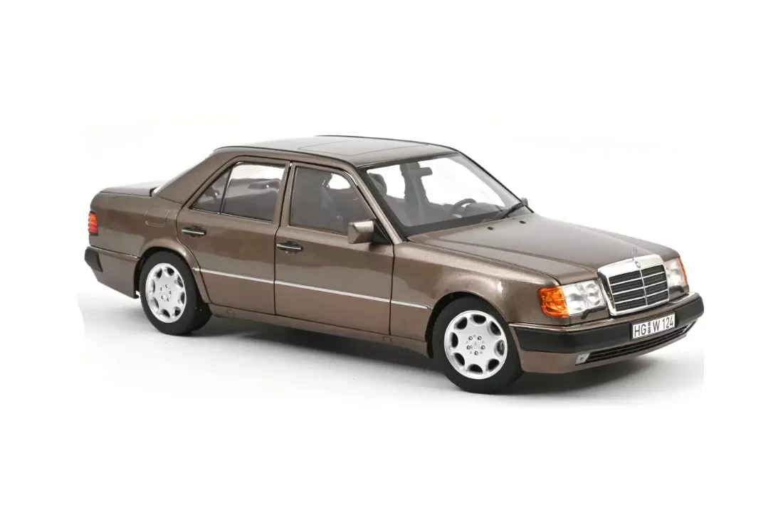 Norev 1990 Mercedes-Benz E Class 500E (W124) Impala Brown Metallic 1:18 - Image 5