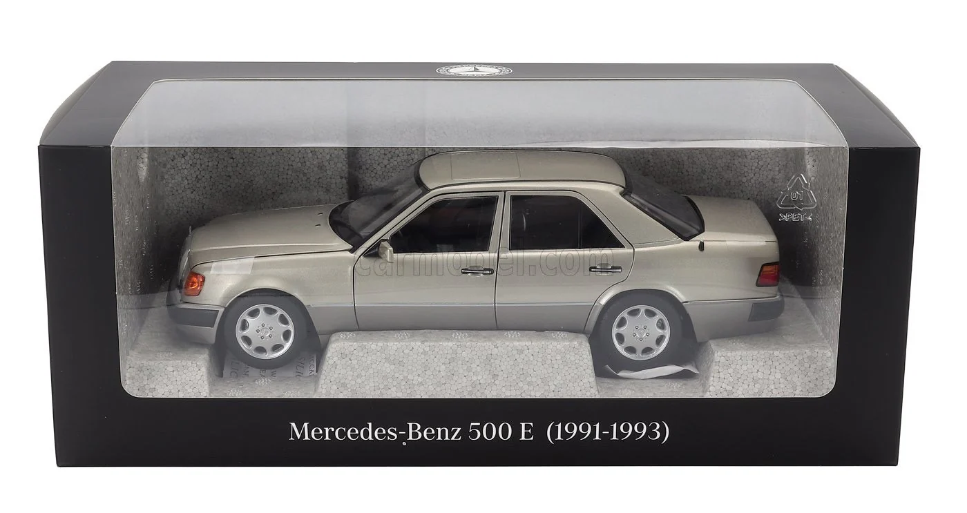 Norev 1990 Mercedes-Benz E Class 500E (W124) Smoke Silver 1:18 - Image 10
