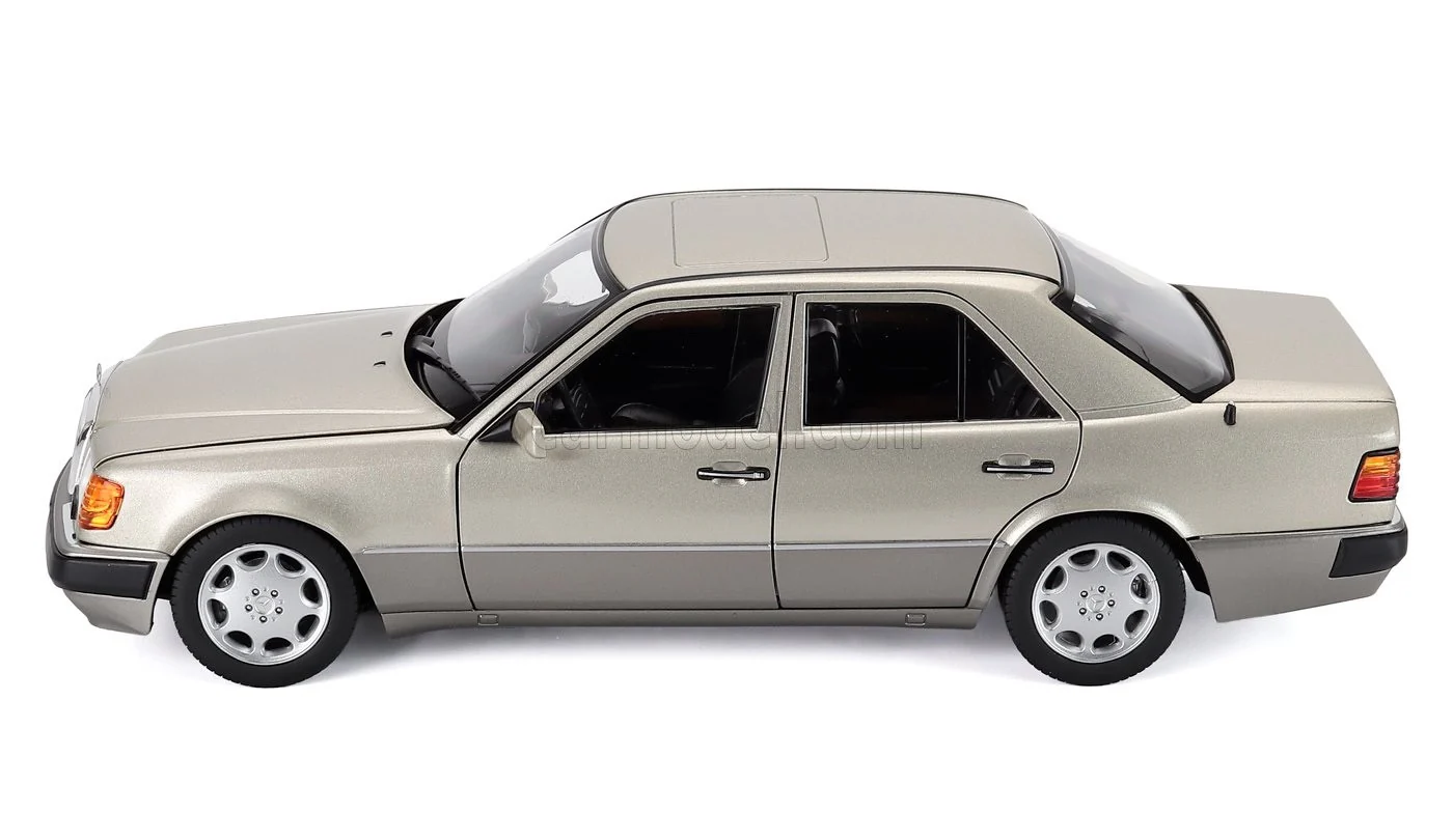 Norev 1990 Mercedes-Benz E Class 500E (W124) Smoke Silver 1:18 - Image 3