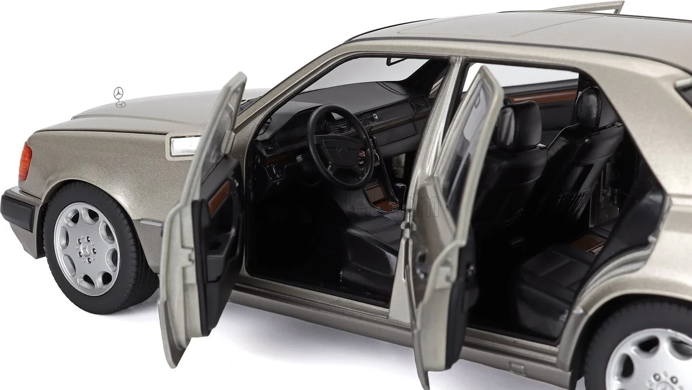 Norev 1990 Mercedes-Benz E Class 500E (W124) Smoke Silver 1:18 - Image 9