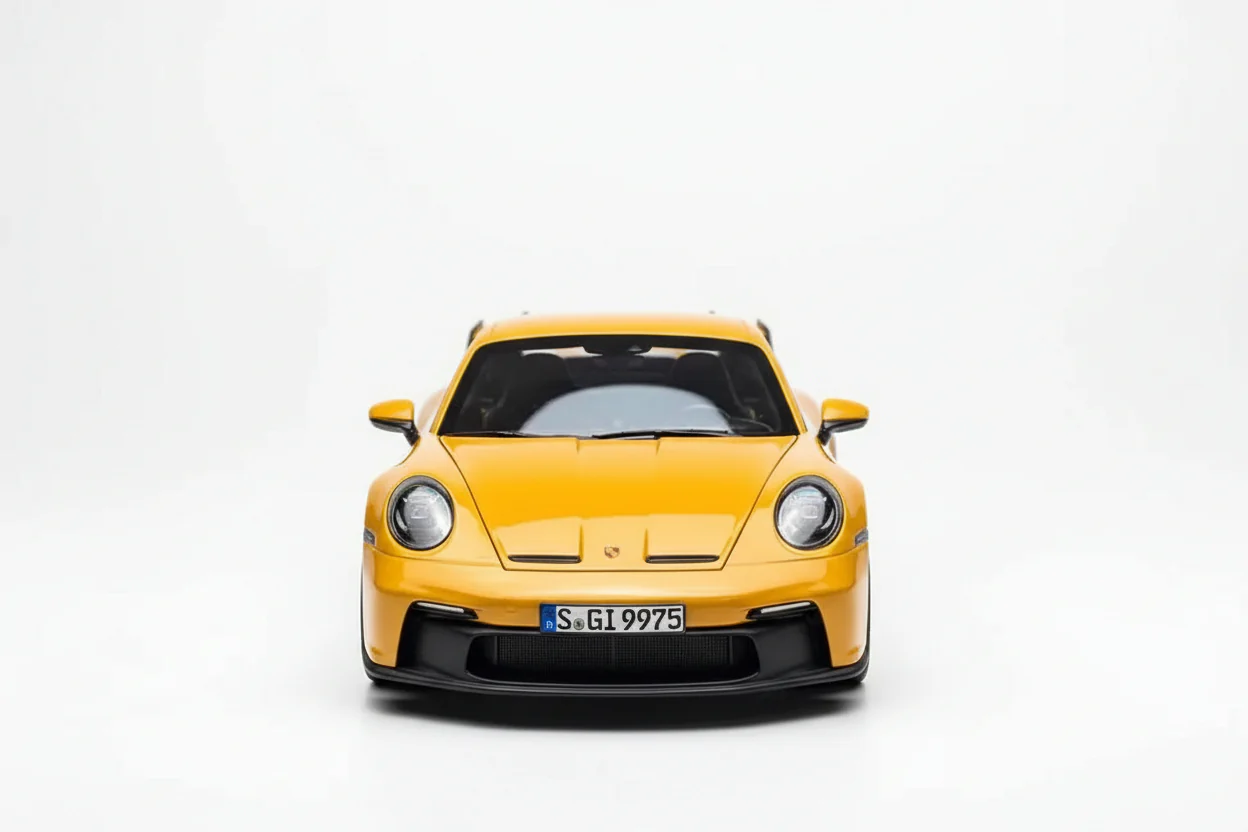 Norev 2021 Porsche 911 992 GT3 Bahama Yellow 1:18 - Image 2