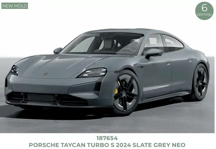 Norev 2024 Porsche Taycan Turbo S Slate Grey Neo 1:18