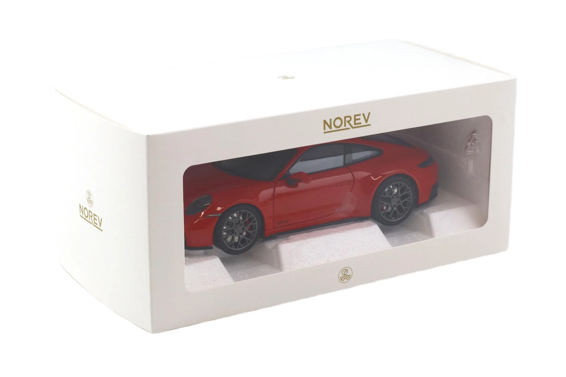 Norev 2025 Porsche 911 992.2 Carrera 4 GTS Guards Red 1:18 - Image 5
