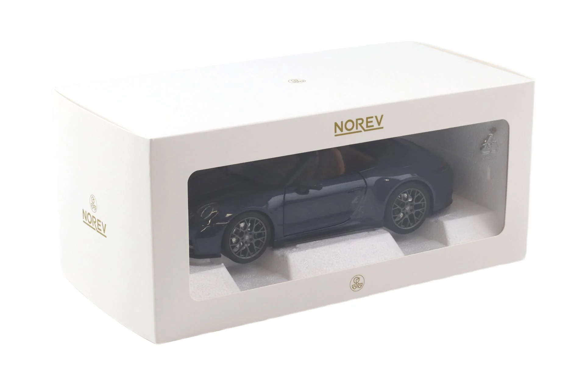 Norev 2025 Porsche 911 992.2 Carrera Cabriolet Yachting Blue Metallic 1:18 - Image 5