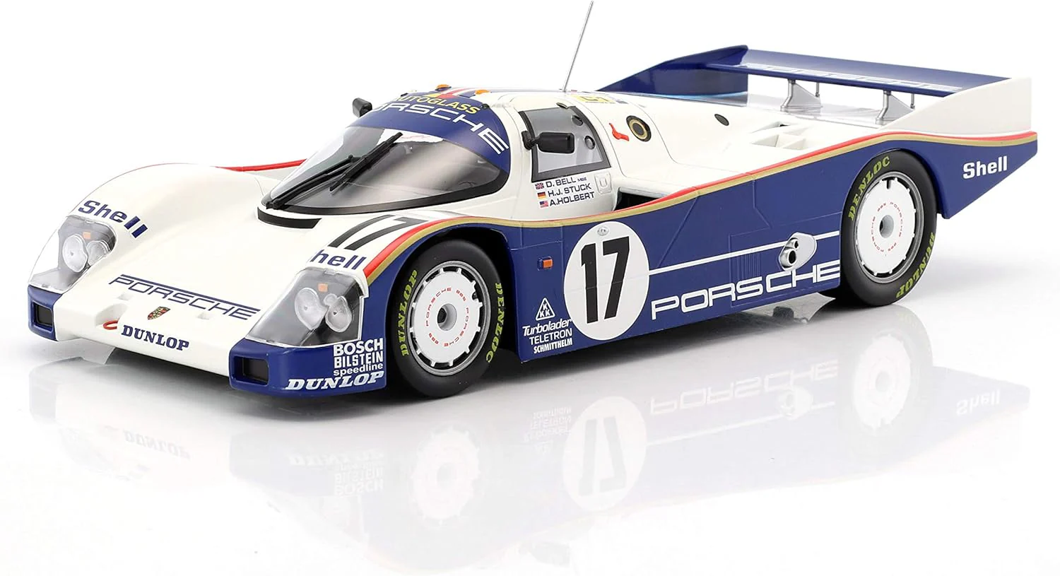 Norev Porsche 962C 2.6L Turbo Team Rothmans Porsche No 17 Winner 24H Le Mans 1987 1:18 - Image 2