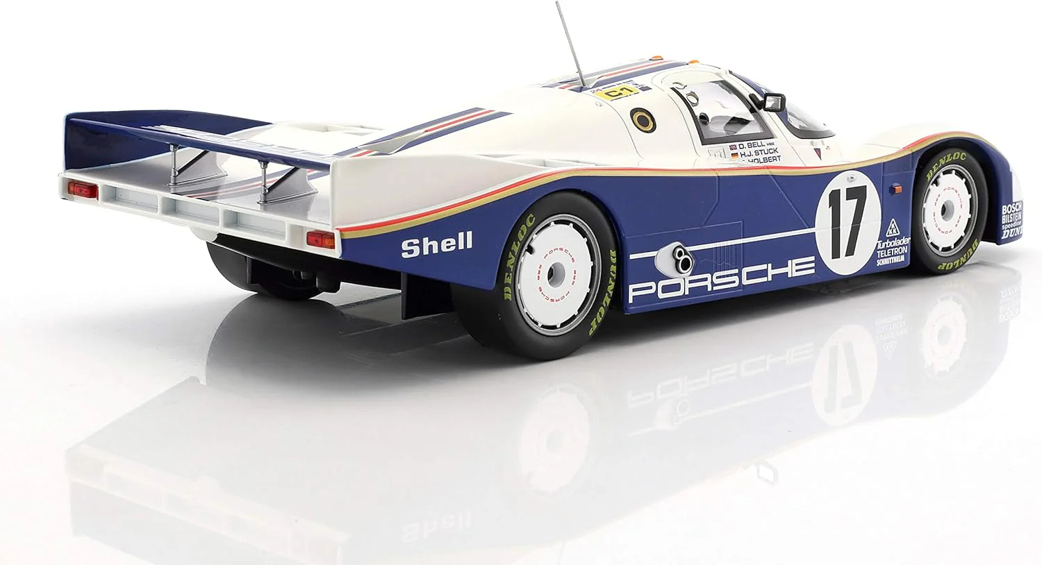 Norev Porsche 962C 2.6L Turbo Team Rothmans Porsche No 17 Winner 24H Le Mans 1987 1:18 - Image 3