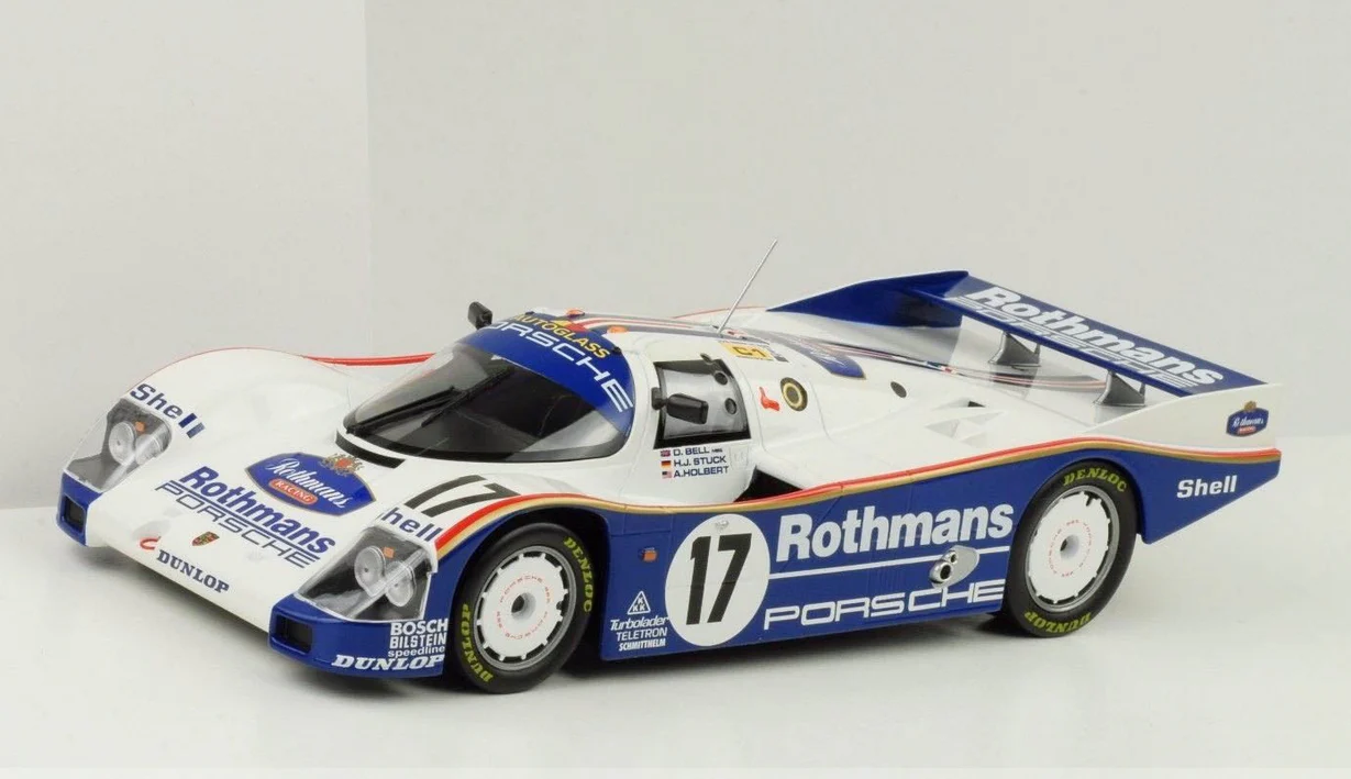 Norev Porsche 962C 2.6L Turbo Team Rothmans Porsche No 17 Winner 24H Le Mans 1987 1:18 - Image 5