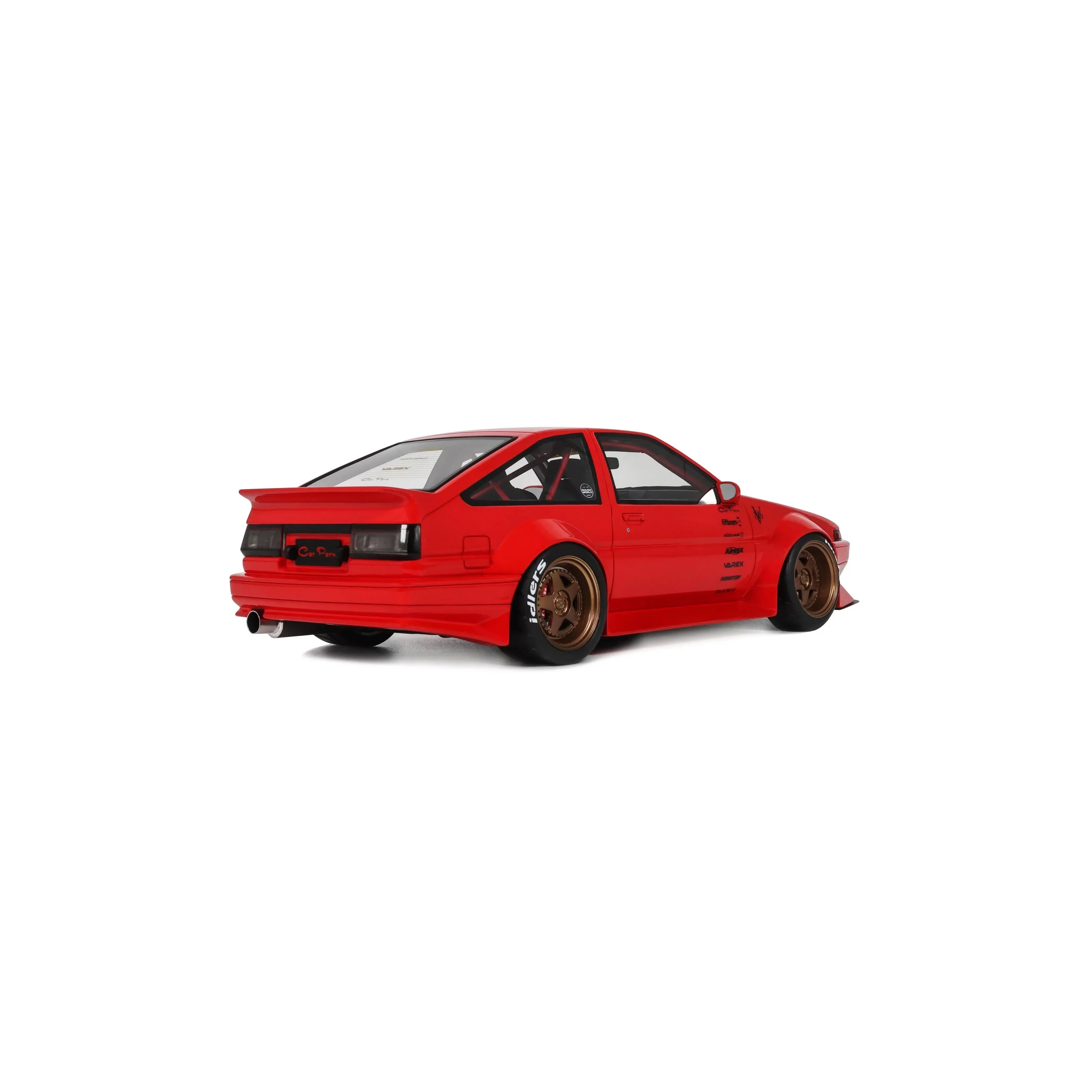 Otto 1986 Toyota Sprinter Trueno (AE86) Widebody Ferrari Rosso Corsa Red 1:18 - Image 2