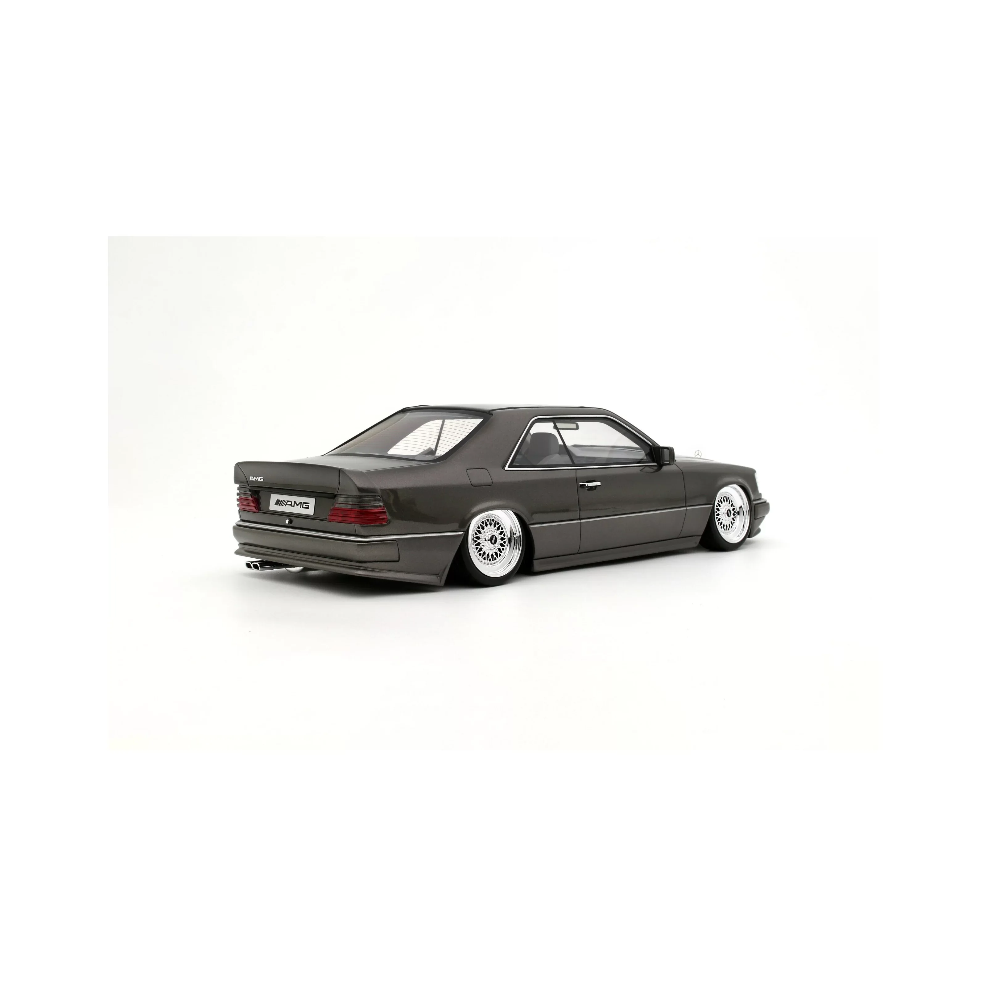 Otto 1993 Mercedes-Benz E-Class Coupe (C124) AMG "Stance" 2022 Anthracite Grey 1:18 - Image 2