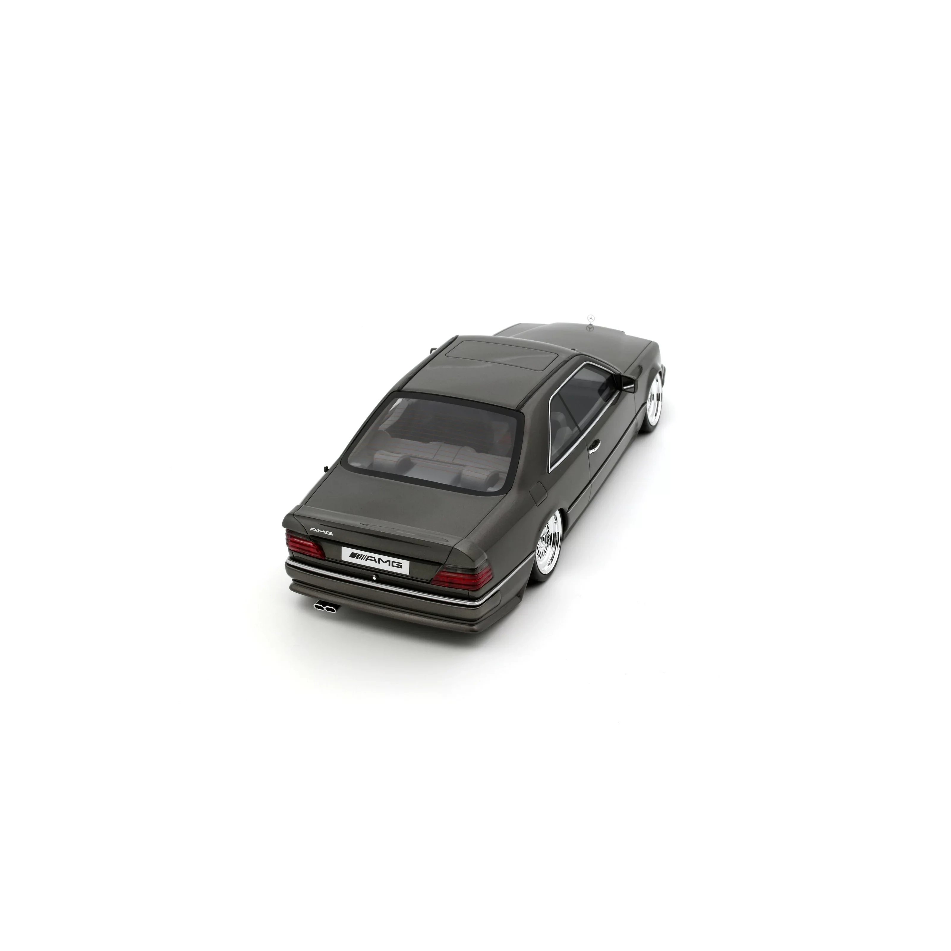 Otto 1993 Mercedes-Benz E-Class Coupe (C124) AMG "Stance" 2022 Anthracite Grey 1:18 - Image 7