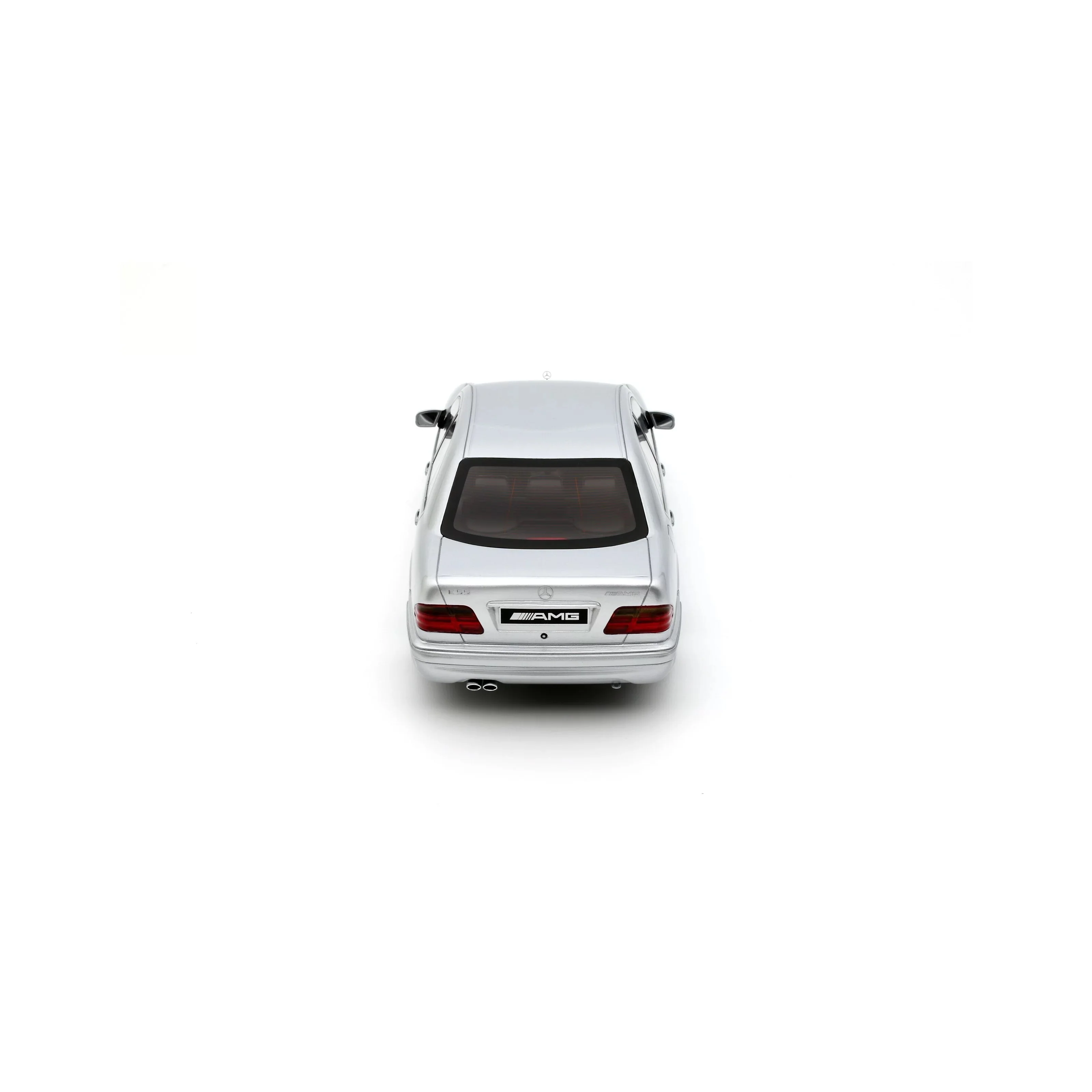 Otto 2001 Mercedes-Benz E55 AMG W210 Brilliant Silver 744 1:18 - Image 12