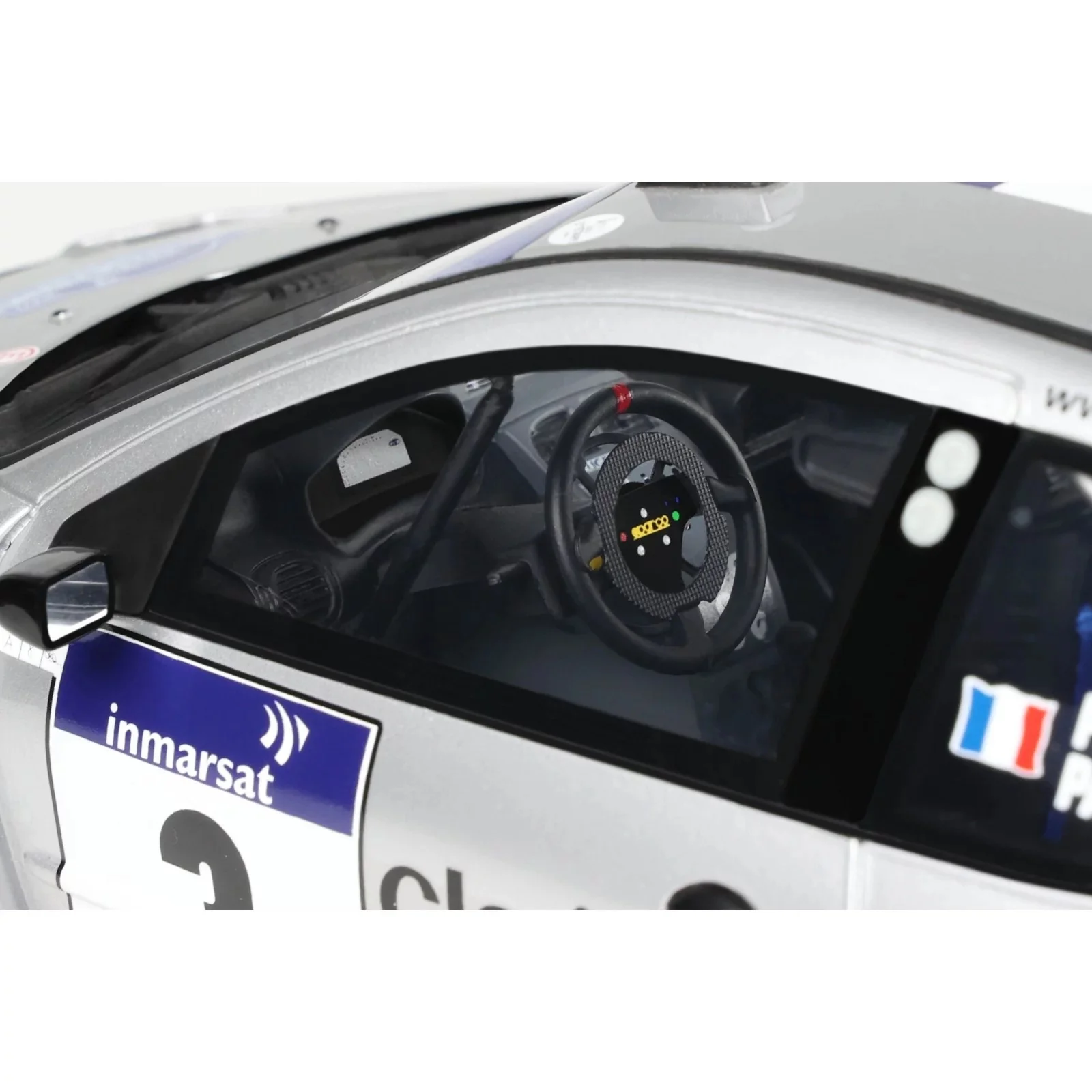 Otto 2002 Peugeot 206 WRC Tour de Corse 2002 No 3 Silver 1:18 - Image 12