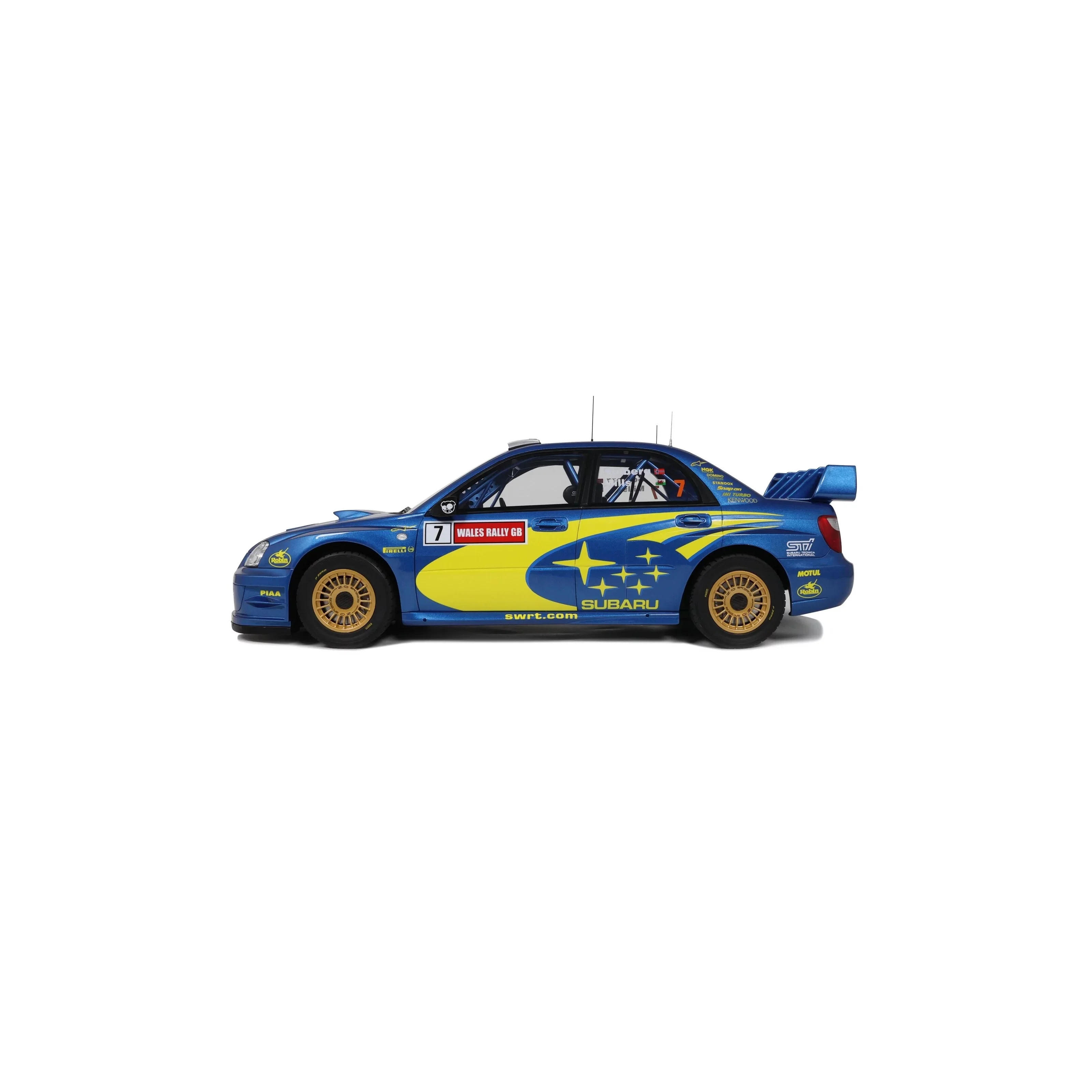 Otto 2003 Subaru Impreza WRC S9 #7 Winner Wales Rallye 2003 Blue 1:12 - Image 6