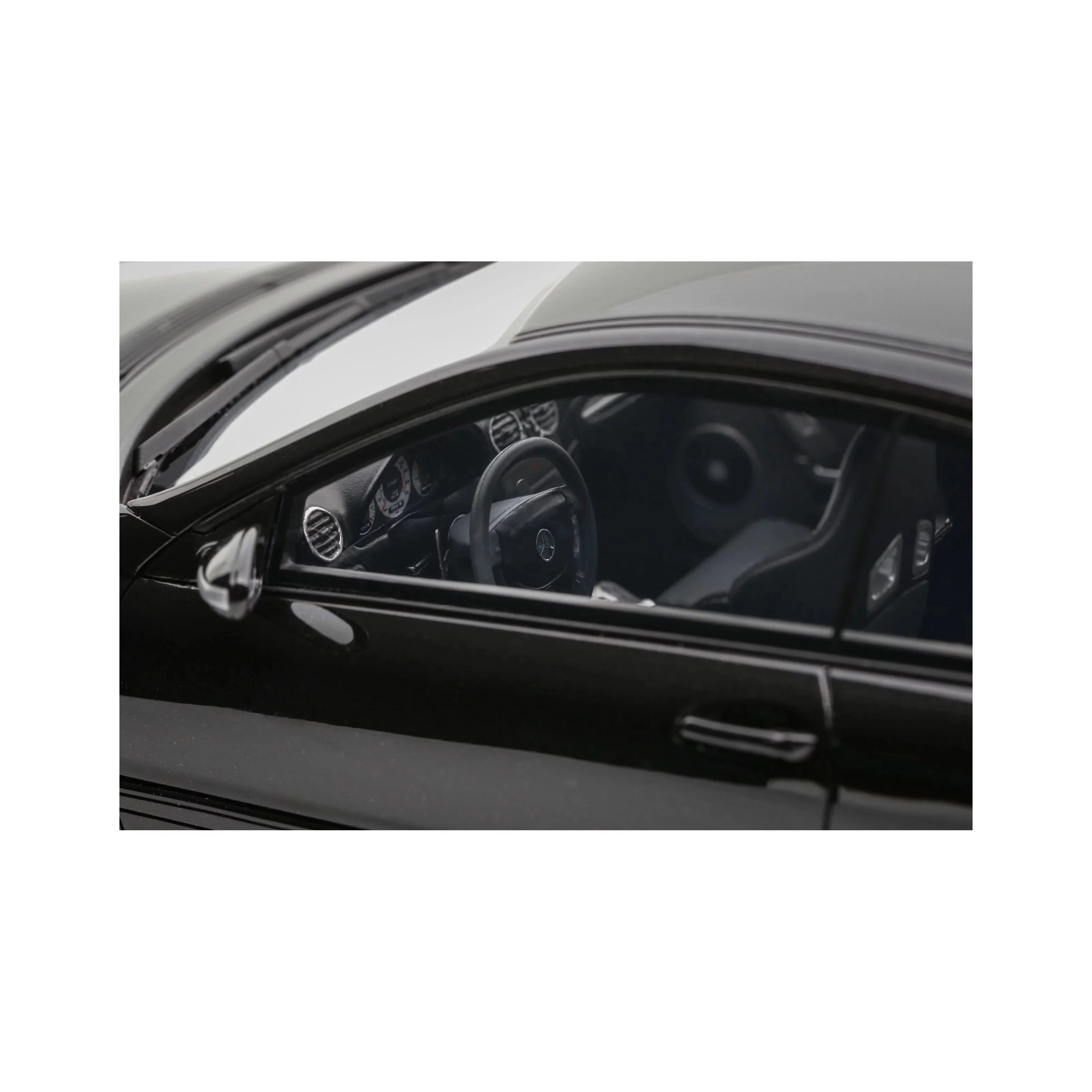 Otto 2004 Mercedes-Benz CLK AMG (C209) DTM Coupe Obsidian Black Metallic 1:18 - Image 13