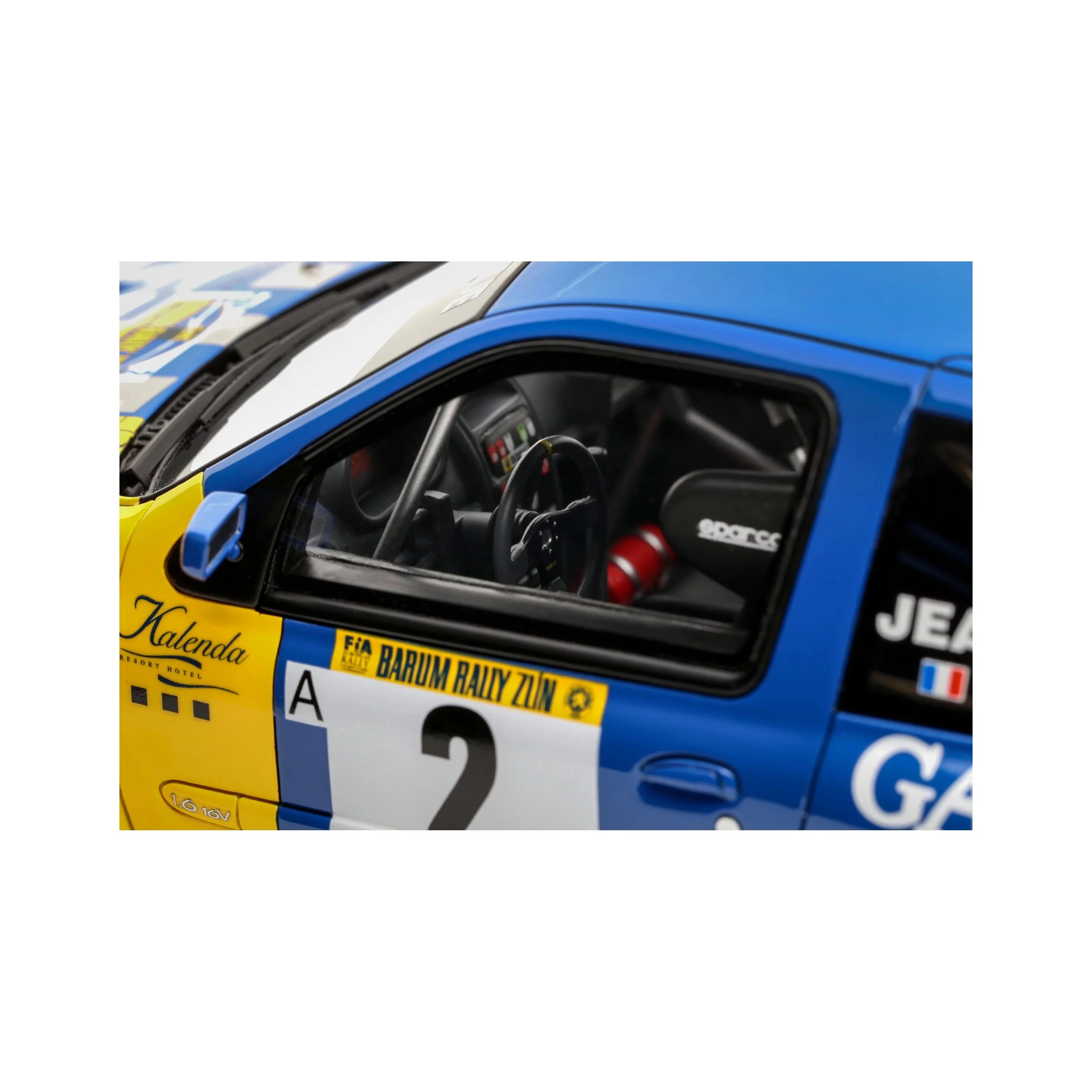Otto 2004 Renault Clio S1600 No 2 Winner Rally Barum 2004 Yellow & Blue 1:18 - Image 10