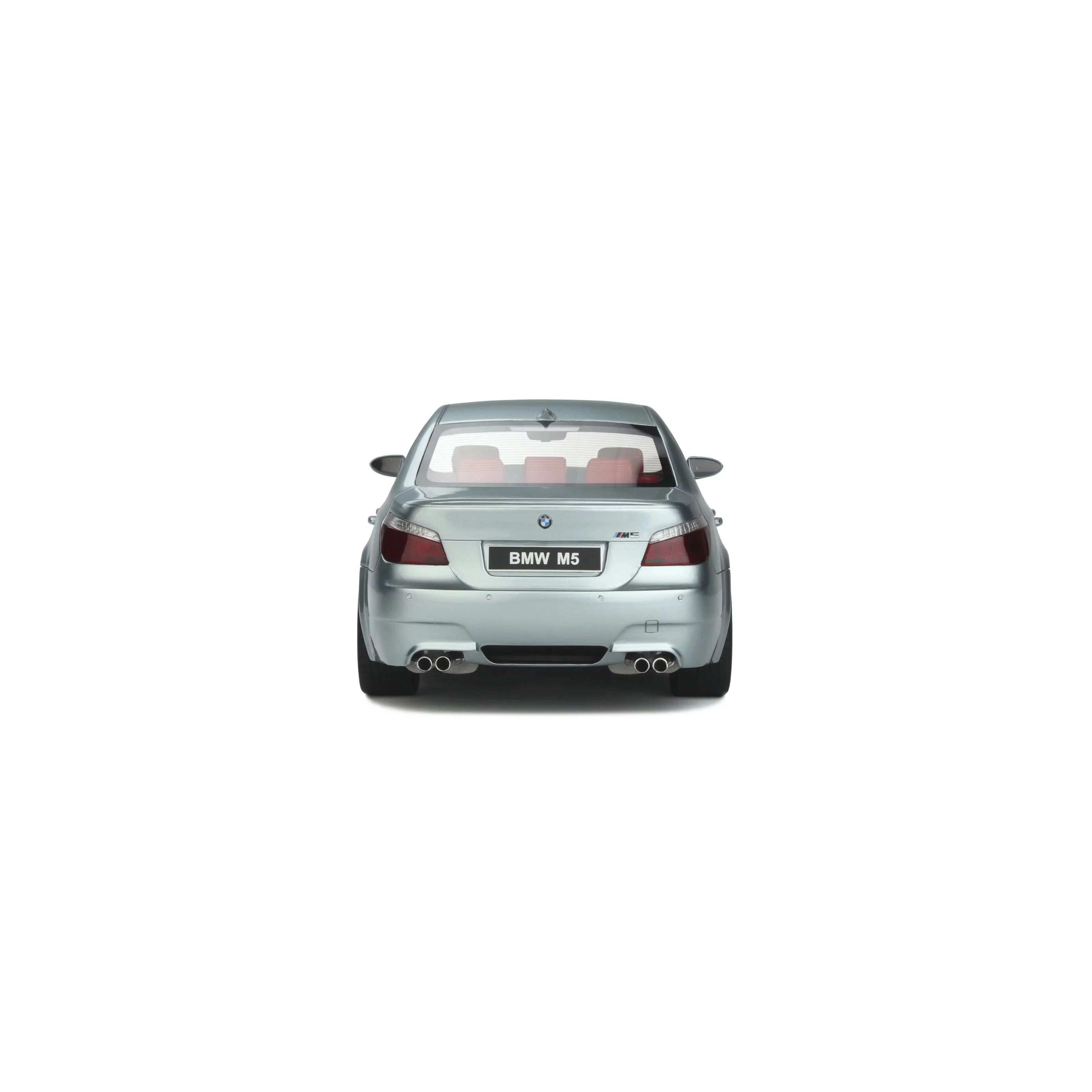Otto 2008 BMW M5 E60 Sedan Phase 2 Silverstone II A29 1:18 - Image 5