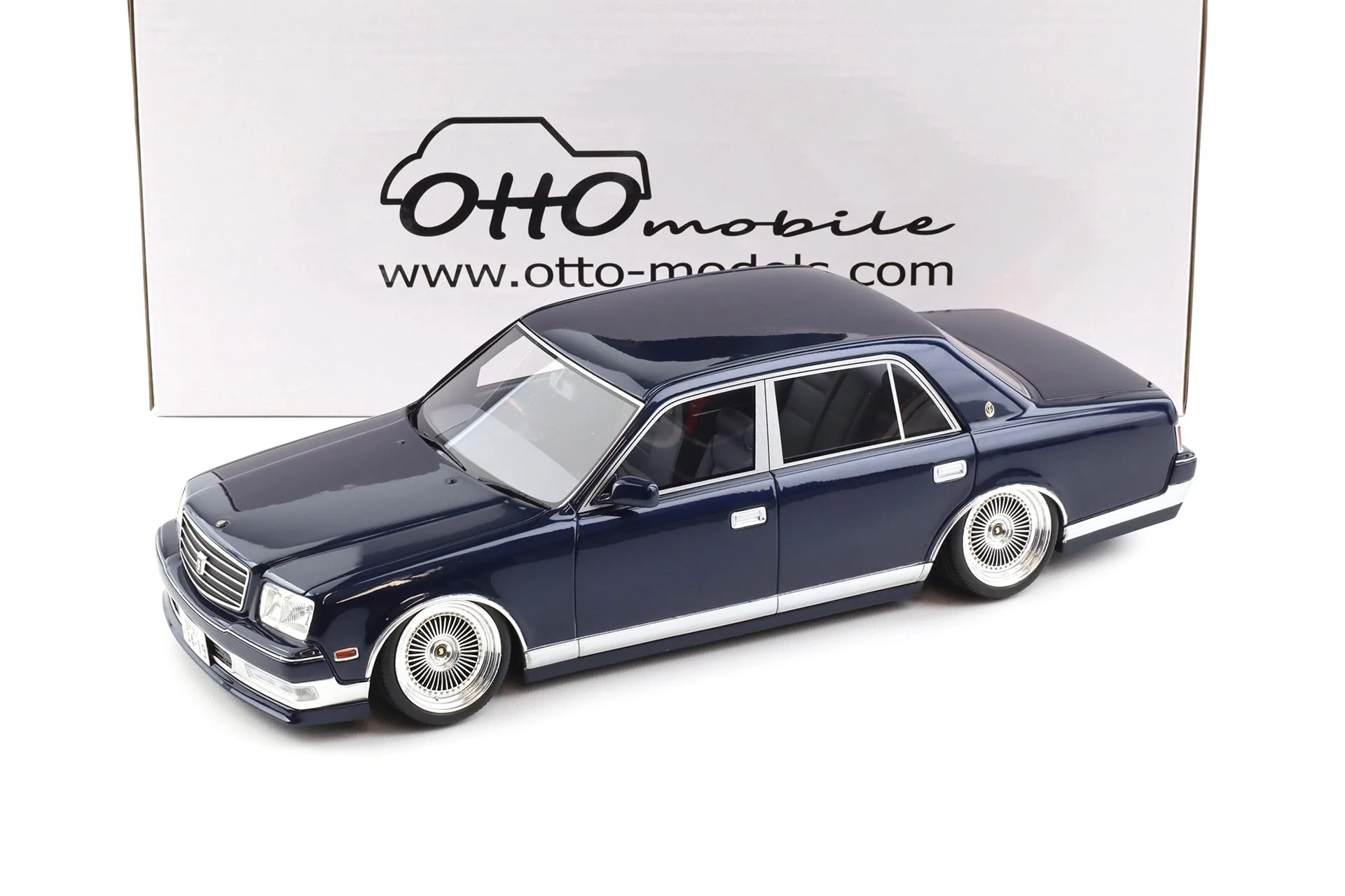 Otto 2008 Toyota Century V12 Stance Blue Mica 1:18