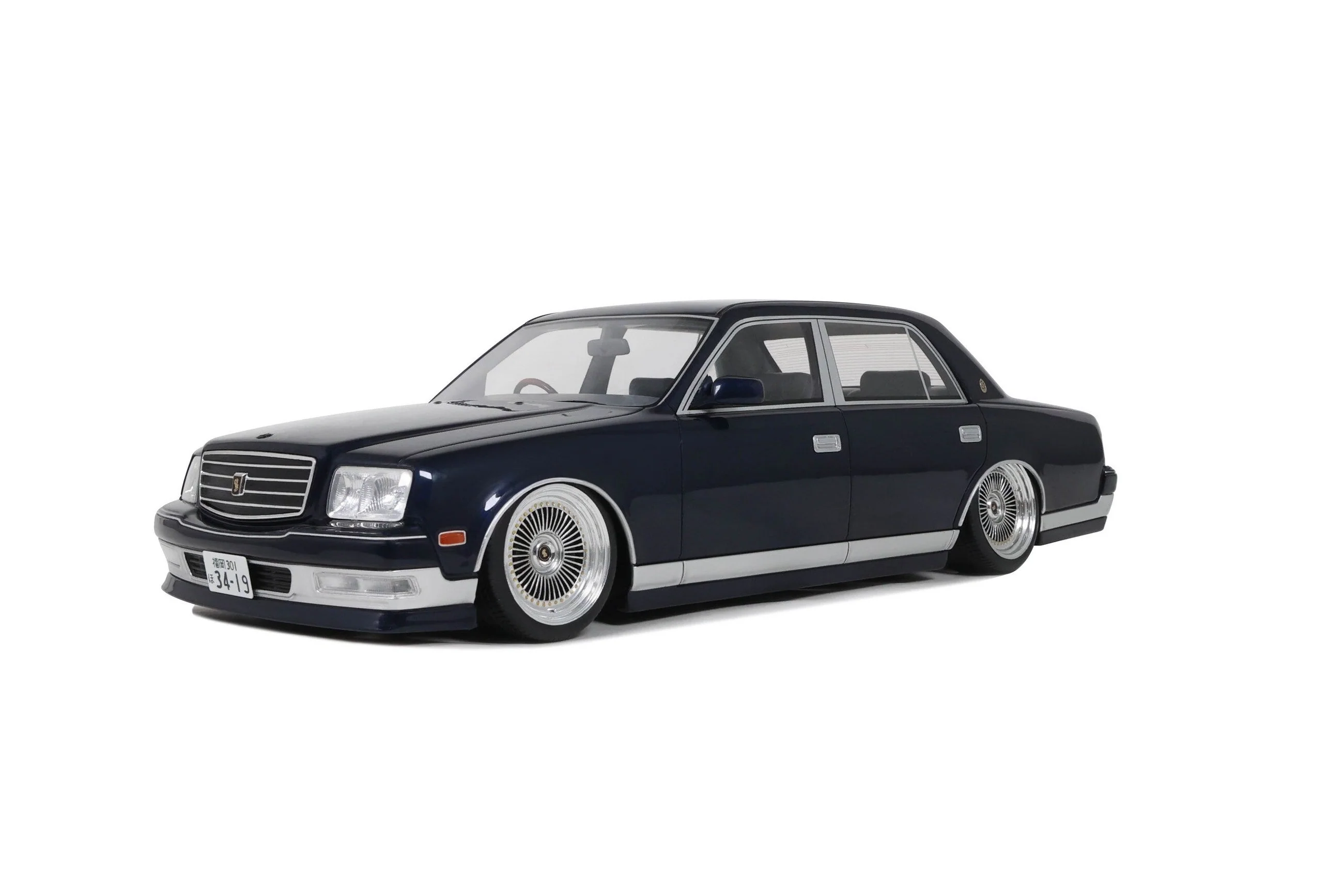 Otto 2008 Toyota Century V12 Stance Blue Mica 1:18 - Image 4