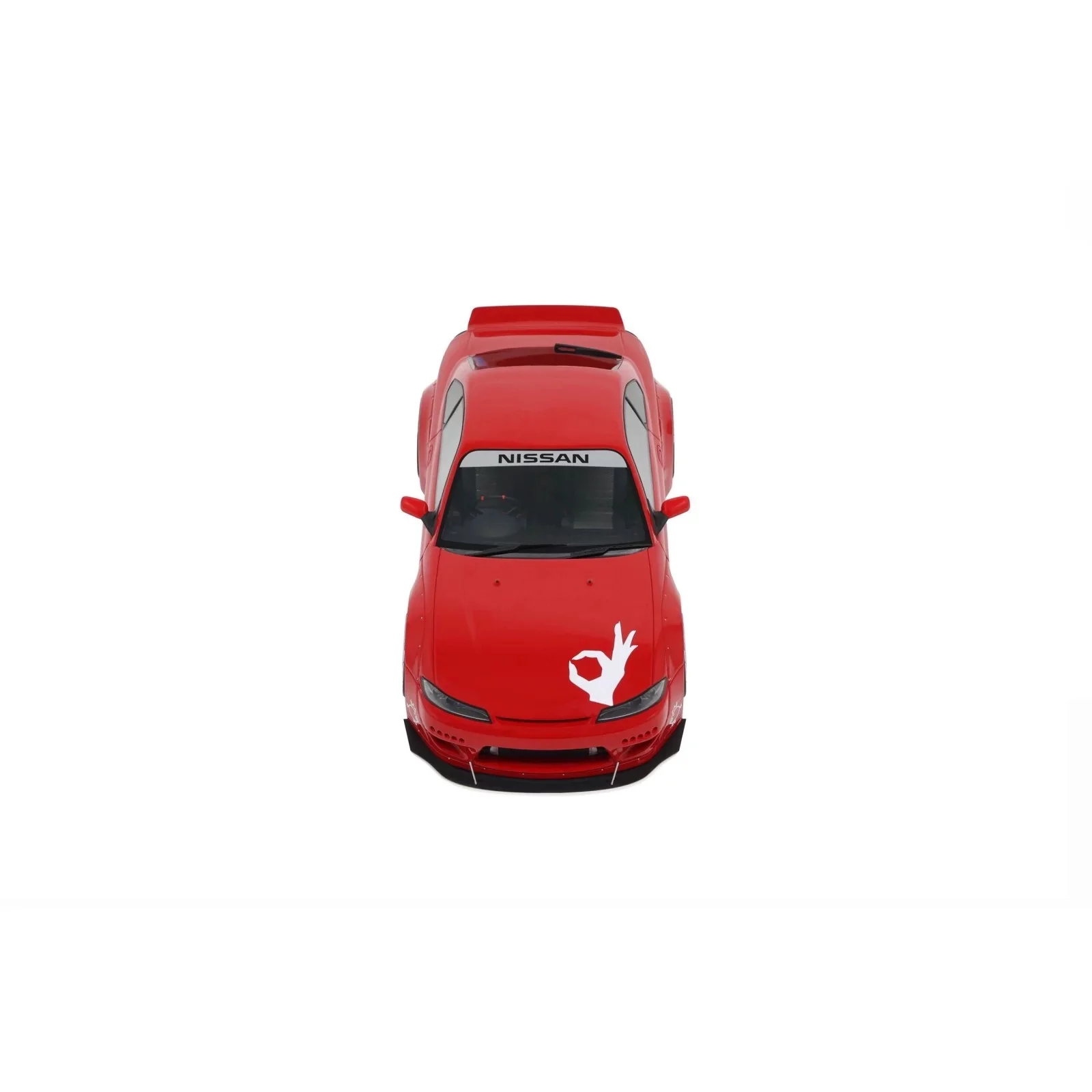 Otto 2014 Nissan Silvia (s15) Rocket Bunny Red 1:18 - Image 6