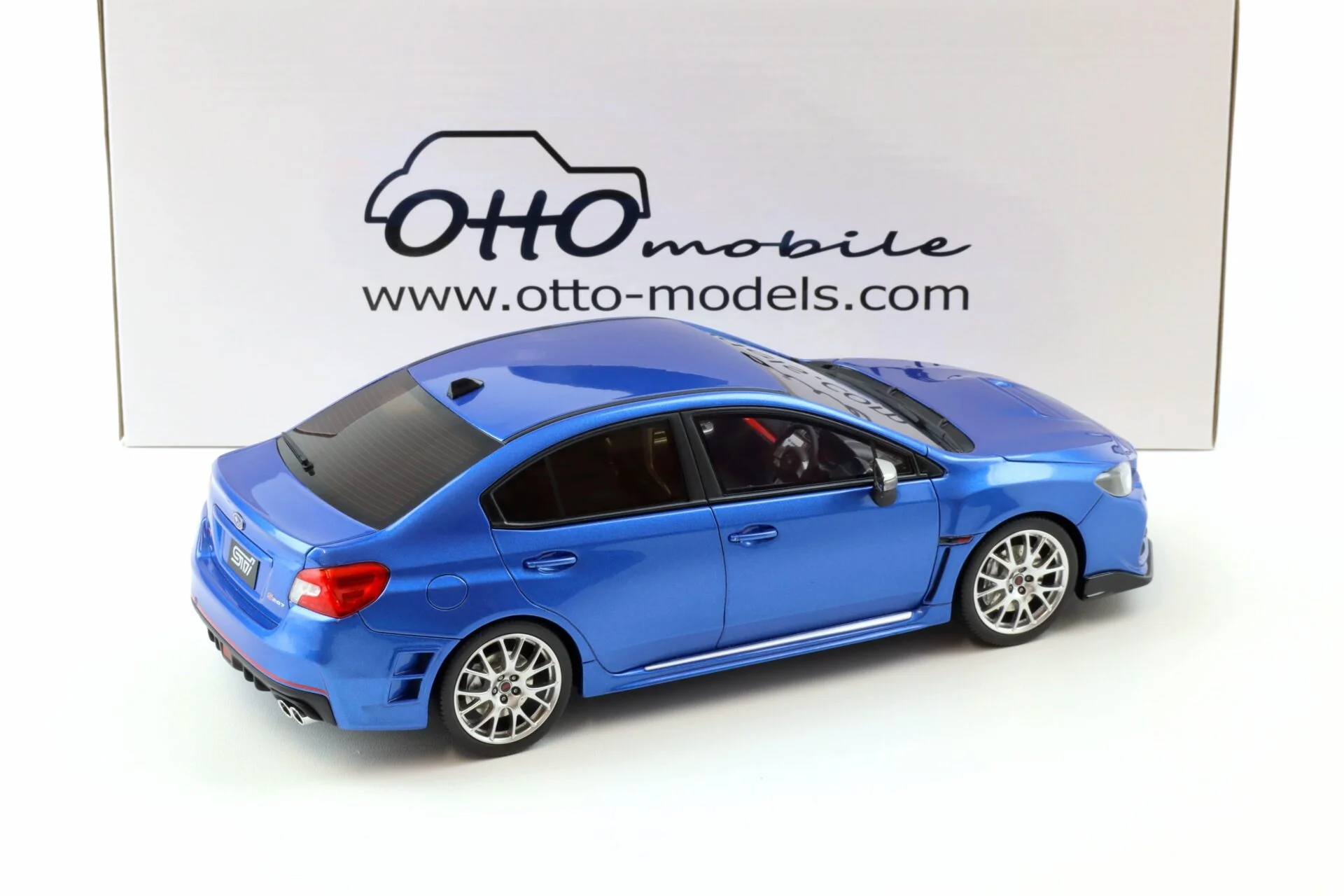 Otto 2015 Subaru Impreza WRX STi S207 WR Blue Pearl Metallic 1:18 - Image 3