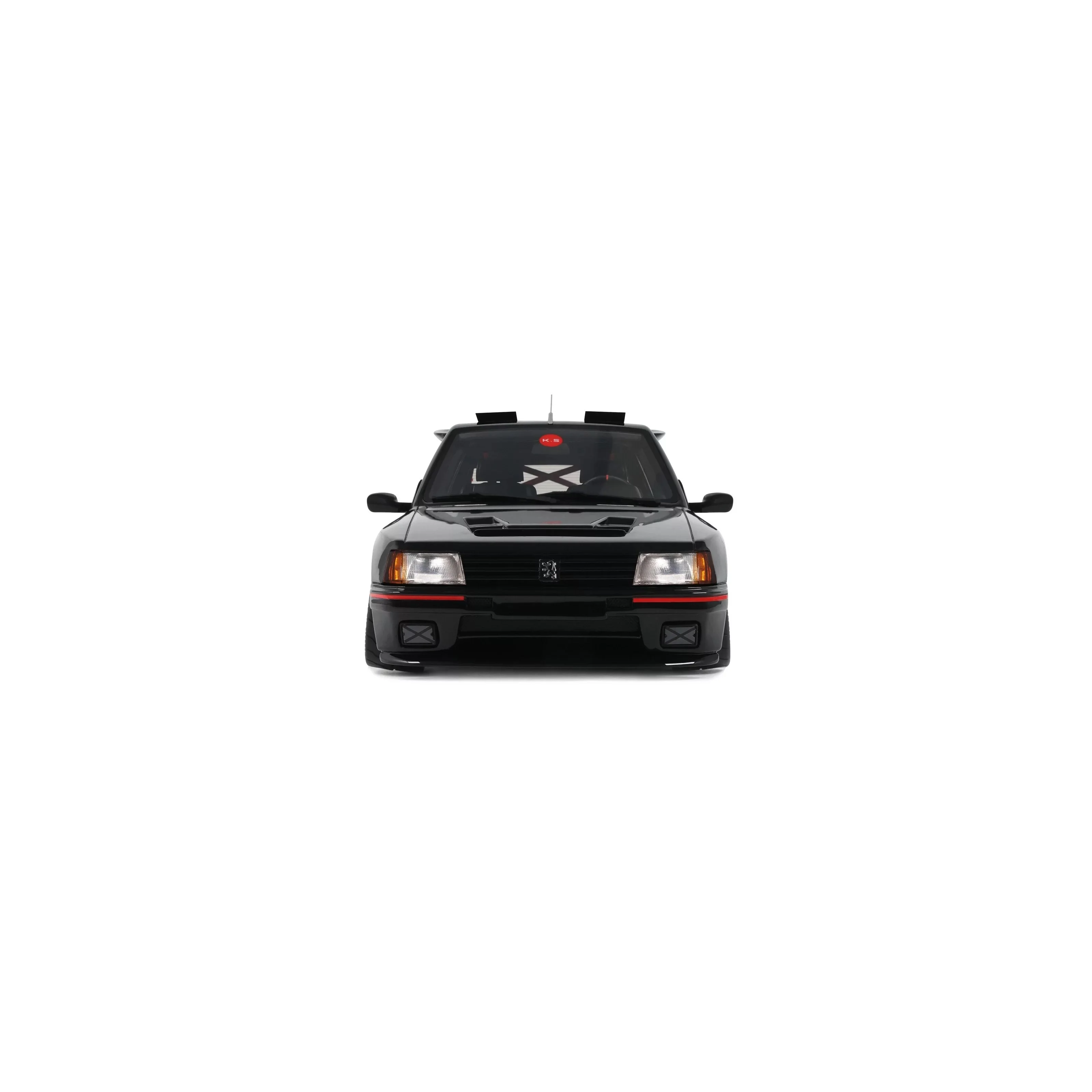 Otto 2018 Peugeot 205 Khyzyl Saleem Black 1:18 - Image 4