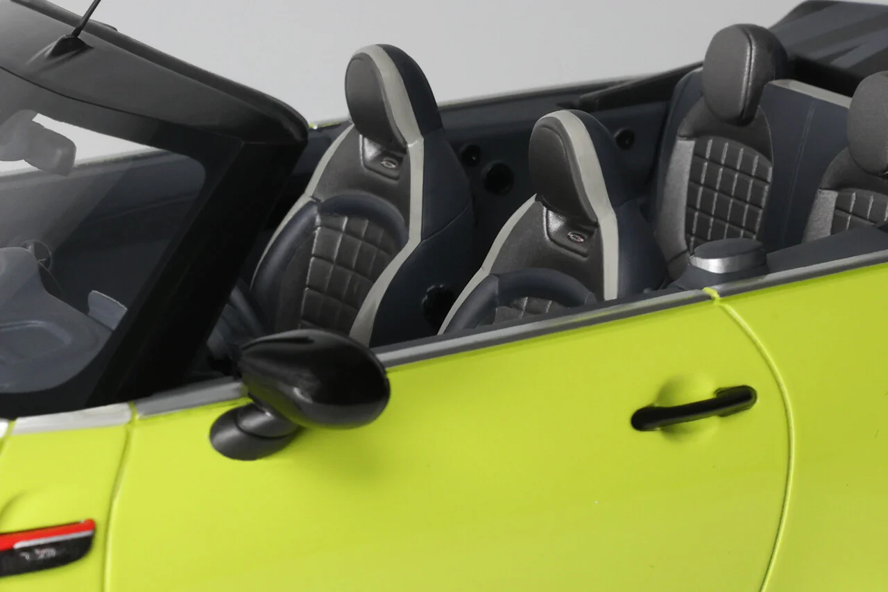 Otto 2021 Mini Cooper Cabrio F57 JCW John Cooper Works Zesty Yellow C5H 1:18 - Image 10