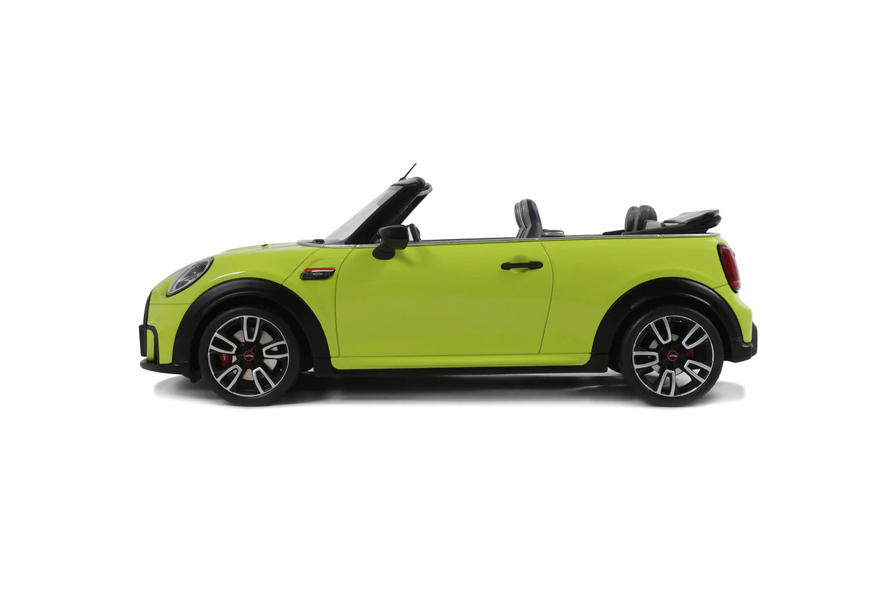 Otto 2021 Mini Cooper Cabrio F57 JCW John Cooper Works Zesty Yellow C5H 1:18 - Image 3