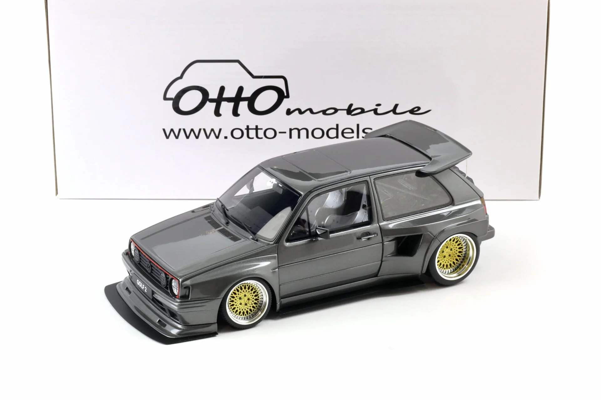 Otto 2021 Volkswagen Golf MK II GTi Khyzyl Saleem Ascot Grey Metallic 1:18